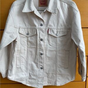 Levi's Cream Shirt Jacket
